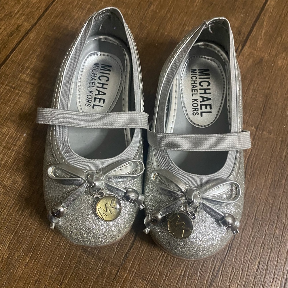 Michael kors little  girl flats size 7